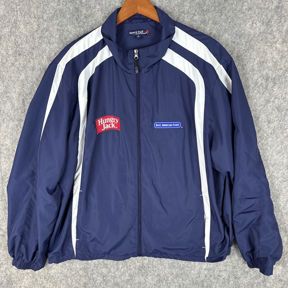 Sport-Tek Jacket Mens XL Blue Hungry Jack Idaho Spuds Bomber Lightweight JST60